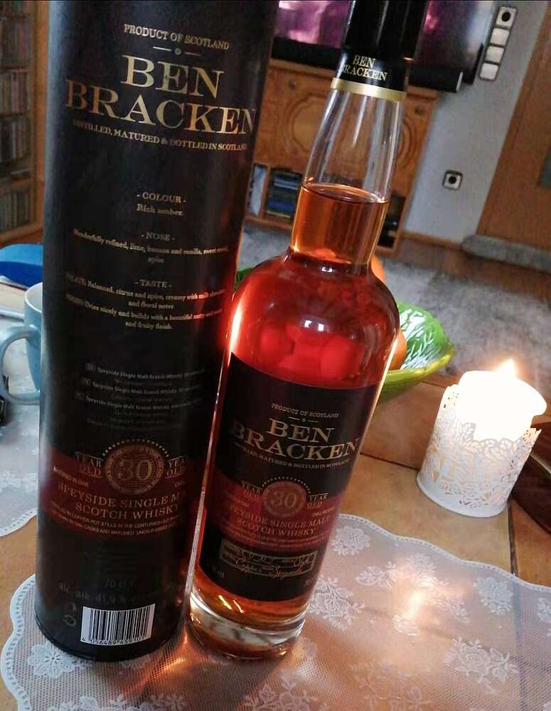 Ben Bracken Scotch Malt Speyside Whisky Jahre Single 30