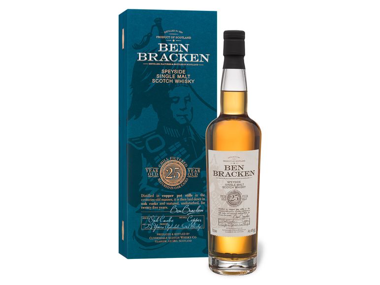Ben Bracken Speyside Single Malt Scotch Whisky 25 Jahre