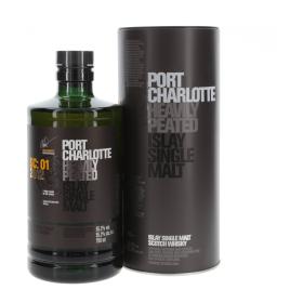 Port Charlotte PAC:01 Heavily Peated 8 Years Single Malt Scotch Whisky – De  Wine Spot